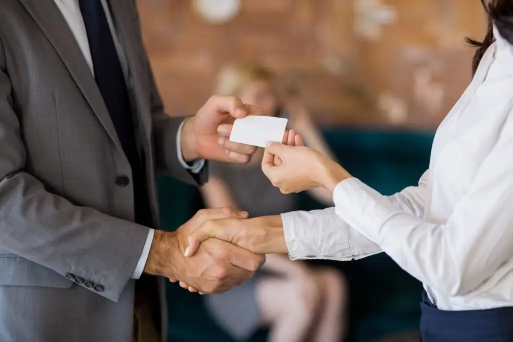 Image of Business-card-exchange